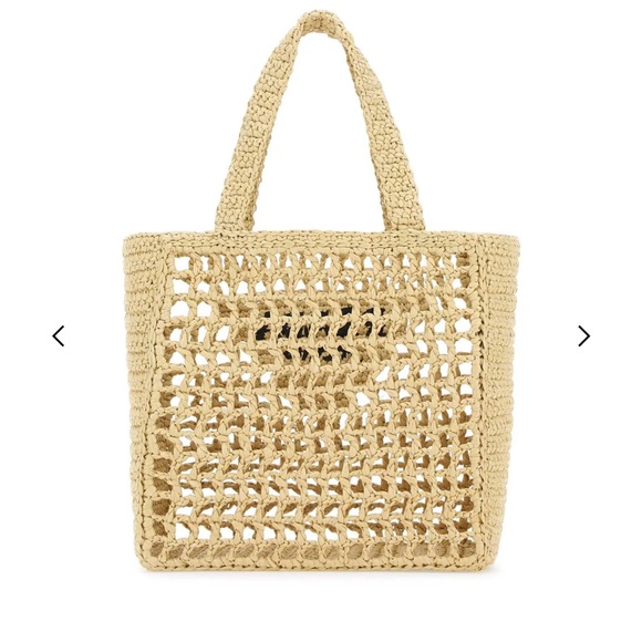 Prada small crochet raffia tote bag - Picture 15 of 16